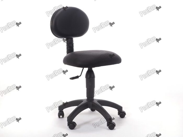 Amortisörlü Çalışma Sandalyesi | Siyah - Plastik Ayak